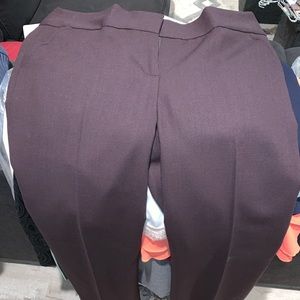 J.Crew Favorite Fit brown trousers